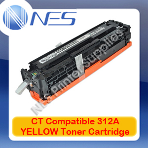 CT Compatible #312A YELLOW Toner Cartridge for HP LaserJet Pro M476dn/M476dw/M476nw [CF382A] 2.7K